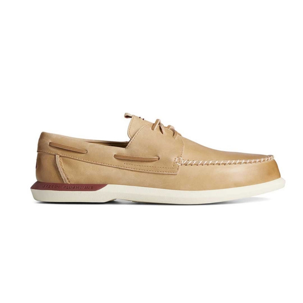 Sperry Men's Gold A-O Pw 2.0 Boat Shoe, Tan
